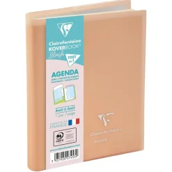 Agenda Koverbook Pastel - 1 jour par page - 12 x 17 cm - disponible dans différentes couleurs - Exacompta