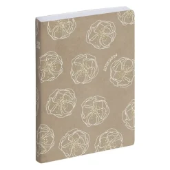 Agenda Kraft - 1 jour par page - 12 x 17 cm - fleurs - Exacompta