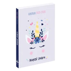 Agenda Licorne - 1 jour par page - 12 x 17 cm - Viquel