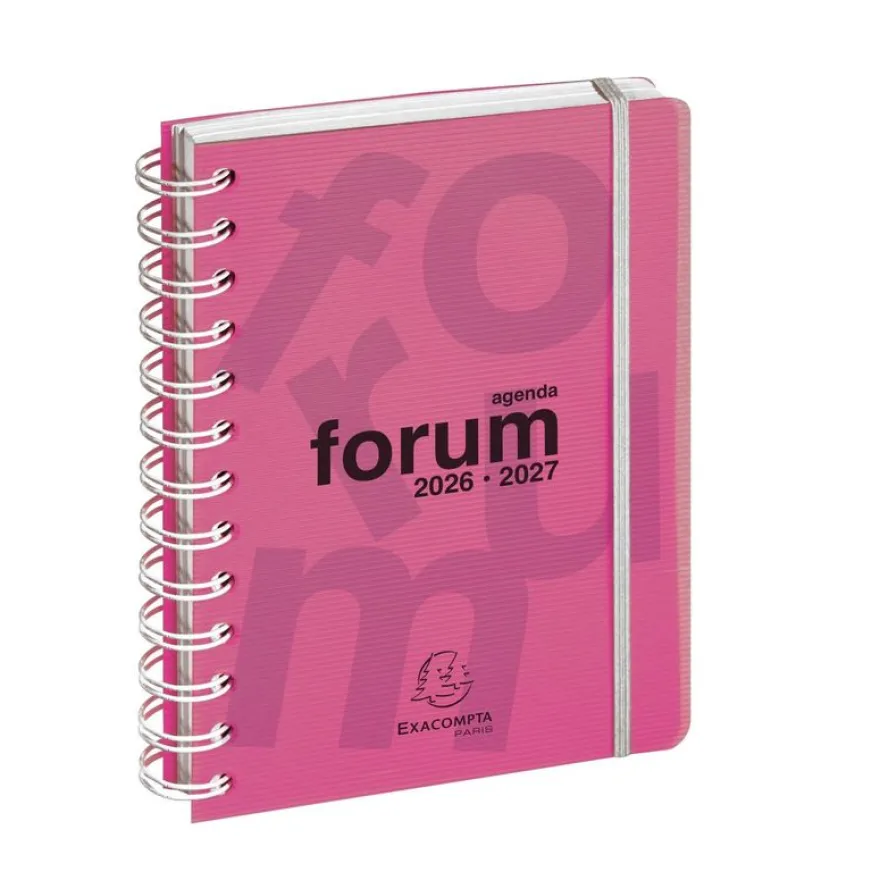 Agenda Linicolor - 1 jour par page - 12 x 17 cm - disponible dans différentes couleurs - Exacompta