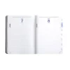 Agenda Léo - 1 jour par page - 12 x 17 cm - beige - Exacompta