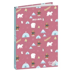 Agenda Louise & Arthur - 1 jour par page - 12 x 17 cm - inuit - Quo Vadis