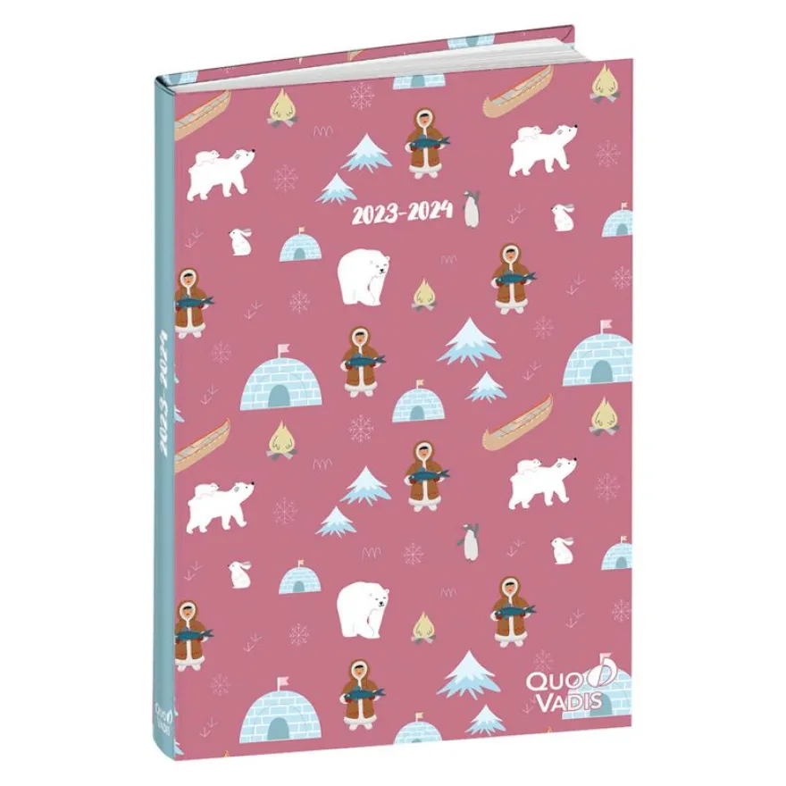 Agenda Louise & Arthur - 1 jour par page - 12 x 17 cm - inuit - Quo Vadis