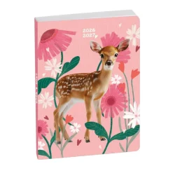 Agenda Lovely - 1 jour par page - 12 x 17 cm - Faon - Exacompta
