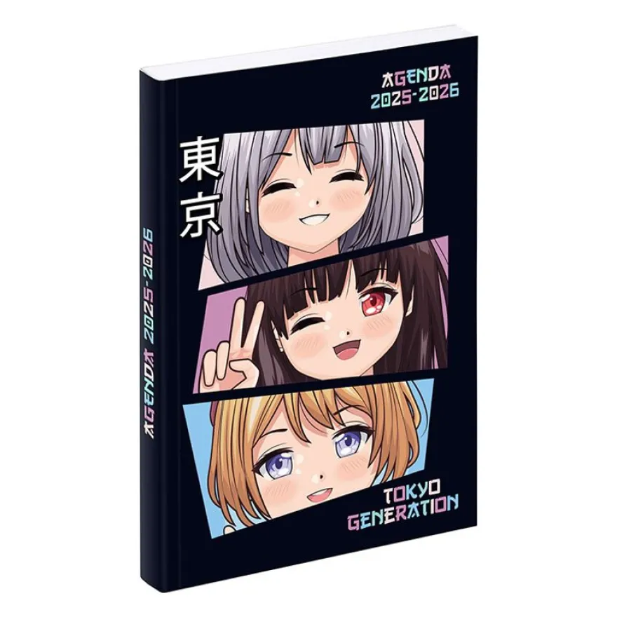 Agenda Manga "girl" - 1 jour par page - 12 x 17 cm - Viquel
