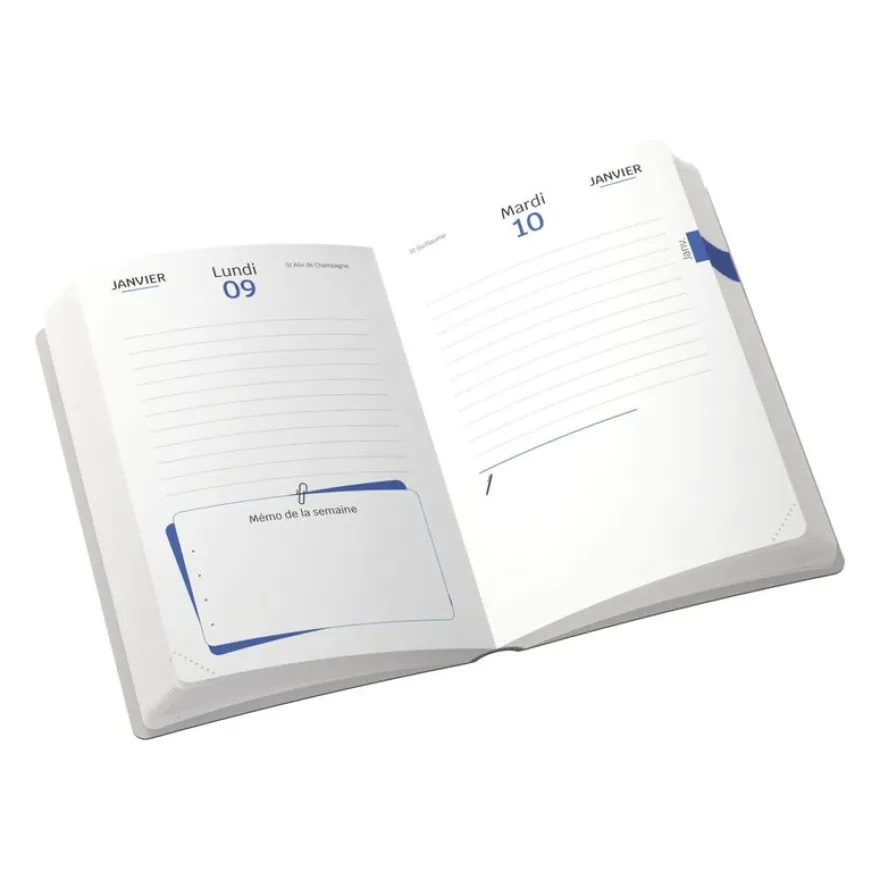 Agenda Manga Shonen - 1 jour par page - 12 x 17 cm - décors assortis - Hamelin