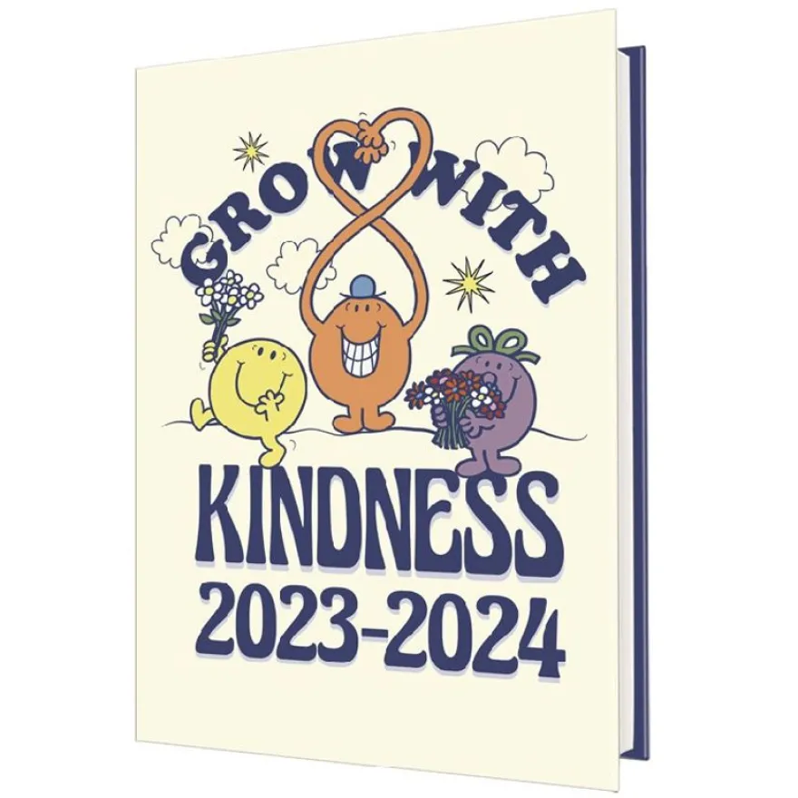 Agenda Monsieur Madame Kindness - 1 jour par page - 12,5 x 17,5 cm - Oberthur