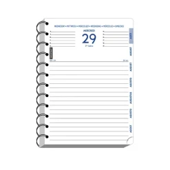 Agenda Preston - 1 jour par page - 12 x 17 cm - disponible dans différentes couleurs - Exacompta