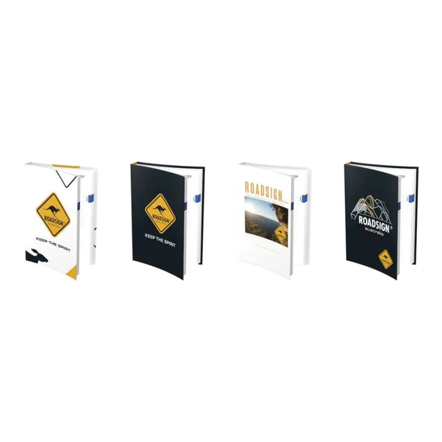 Agenda Roadsign - 1 jour par page - 12 x 17 cm - 4 modèles disponibles - Hamelin