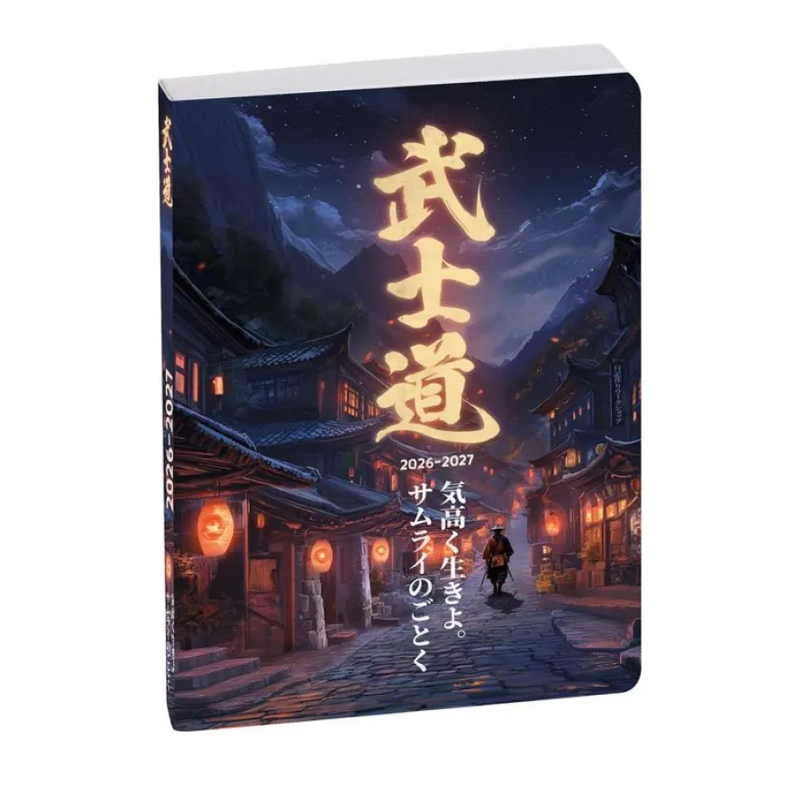 Agenda Samouraï - 1 jour par page - 12 x 17 cm - Village - Exacompta