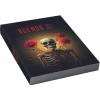 Agenda scolaire journalier 12 x 17 cm - couverture souple - motif tête de mort