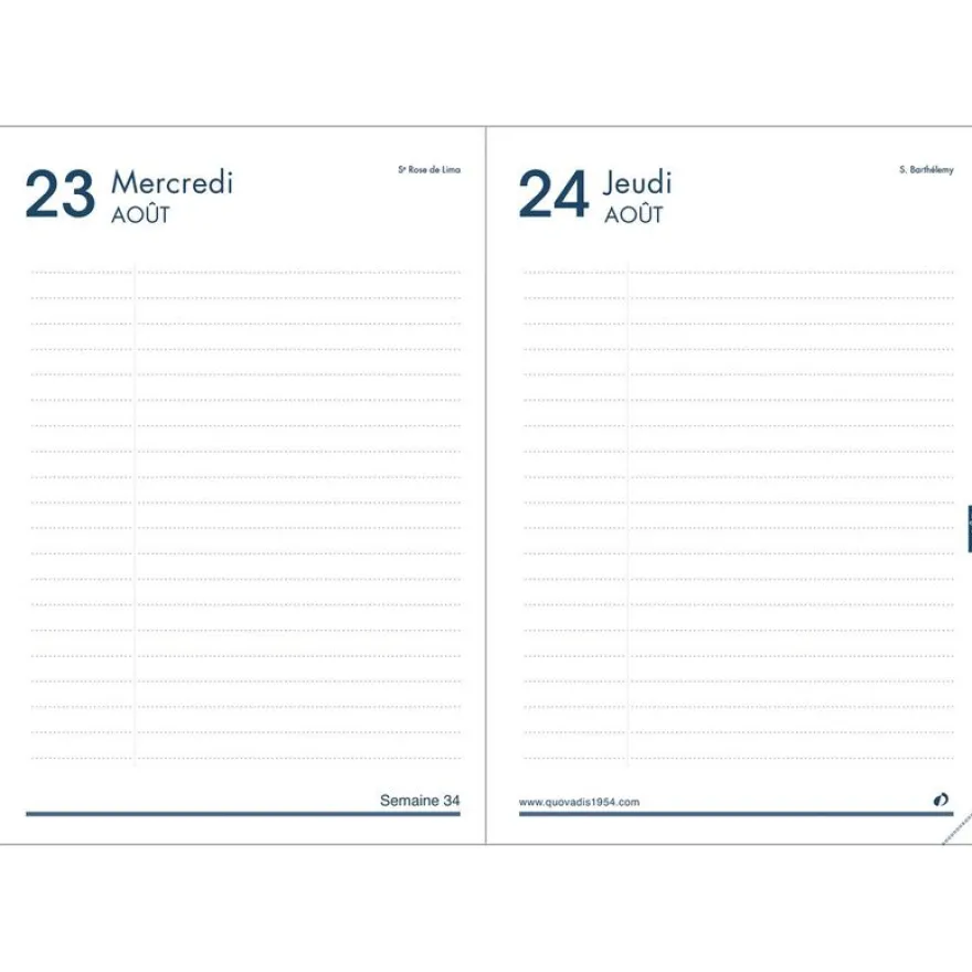 Agenda Shaman - 1 jour par page - 12 x 17 cm - vers l'infini et mon matelas - Quo Vadis