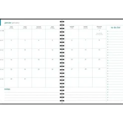 Agenda spiralé Amélie Easytime 27S - 1 semaine sur 1 page - 21 x 27 cm - disponible dans différentes couleurs - Exacompta