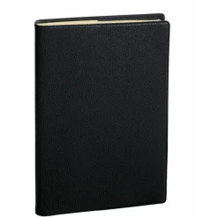 Agenda spiralé Impala Note 29 avec répertoire - 1 semaine sur 2 pages - 21 x 29,7 cm - noir - Quo Vadis