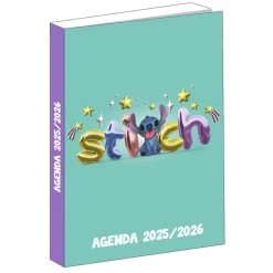 Agenda Stitch - 1 jour par page - 12x17 cm - vert - Bagtrotter