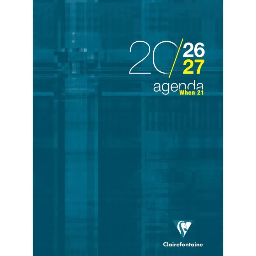 Agenda When - 1 semaine sur 2 pages - A4 (21 x 29,7 cm) - disponible dans différentes couleurs - Exacompta