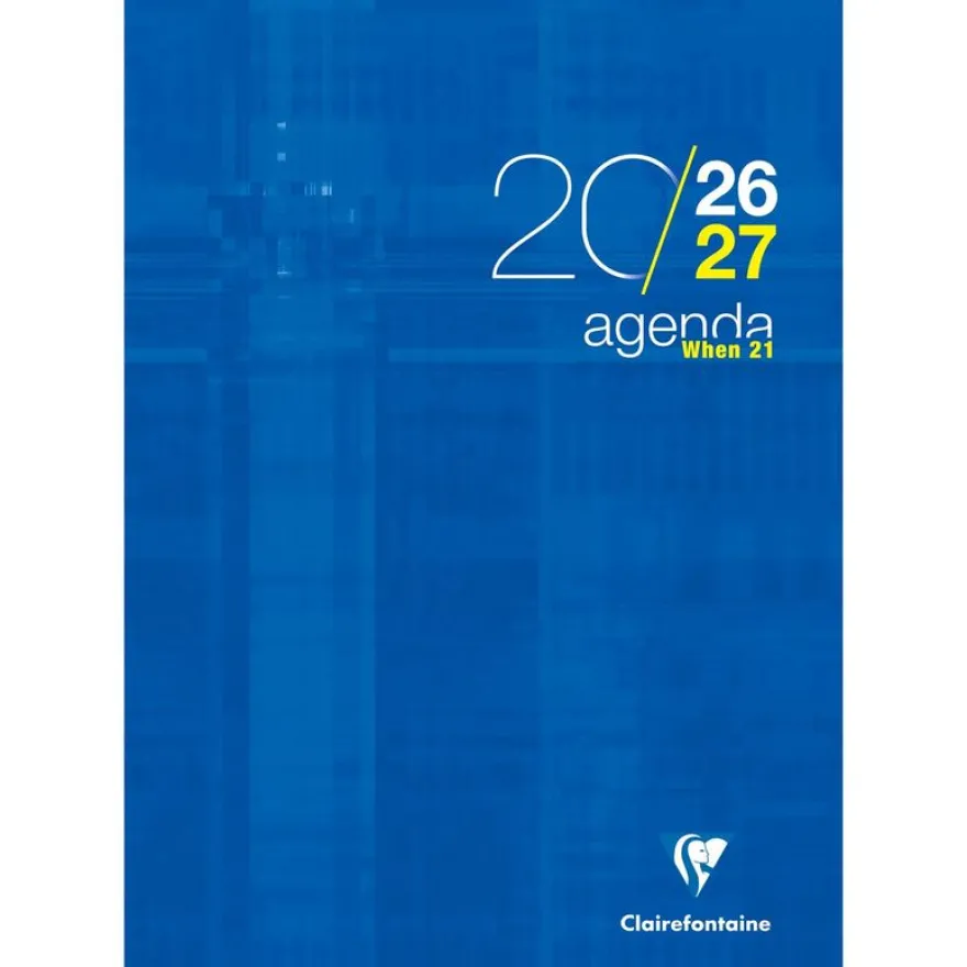 Agenda When - 1 semaine sur 2 pages - A4 (21 x 29,7 cm) - disponible dans différentes couleurs - Exacompta