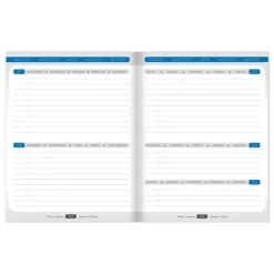 Agenda When - 1 semaine sur 3 pages - 16 x 22 cm - disponible dans différentes couleurs - Exacompta