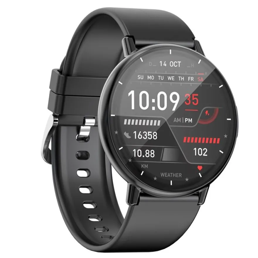AIWA SW-A800 - Montre intelligente avec sangle - affichage 1.39" - Bluetooth