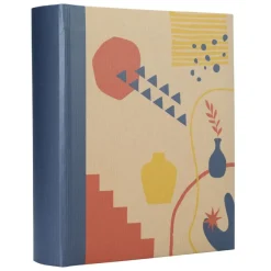 Album photos fantaisie memo 200 ERICA "Kraffty 4" pour 200 photos 11,5 x 15 cm coloris bleu