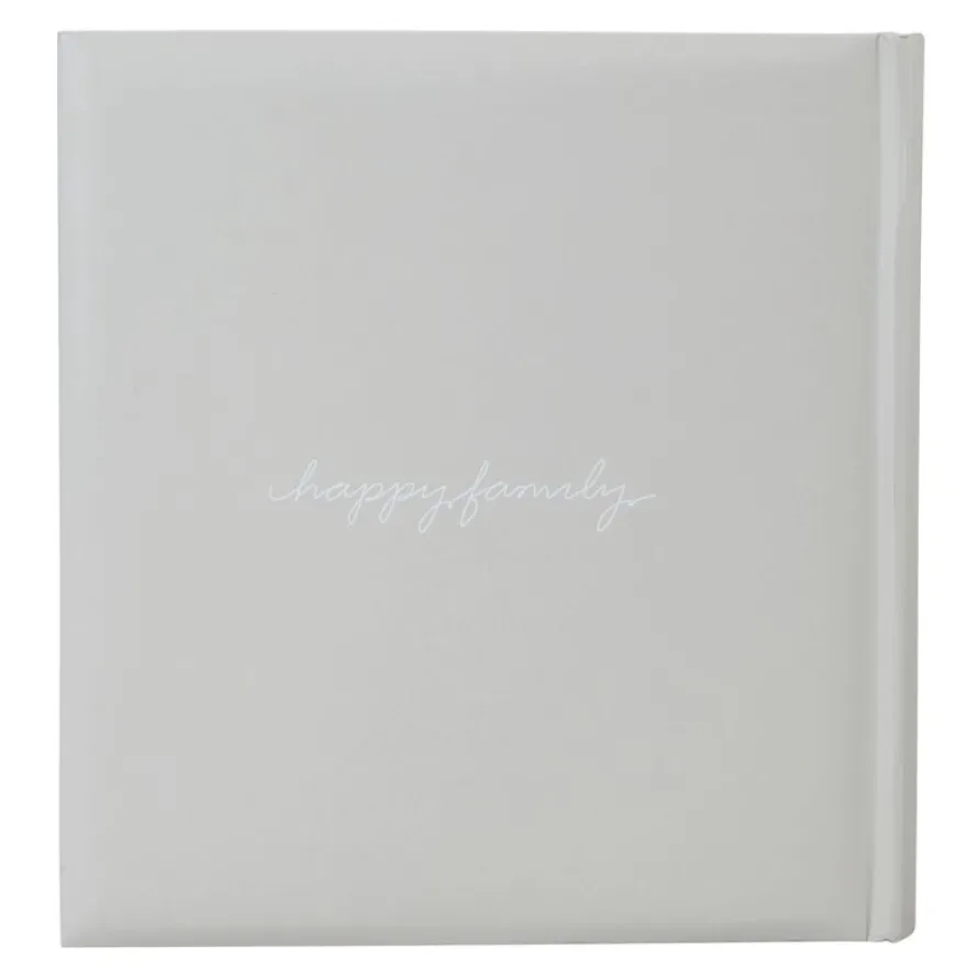 Album photos fantaisie memo 200 ERICA "Happy Family" pour 200 photos 10 x 15 cm coloris blanc
