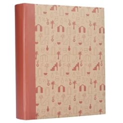 Album photos fantaisie memo 200 ERICA "Kraffty 4" pour 200 photos 11,5 x 15 cm coloris rouge