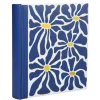 Album photos fantaisie mémo 200 ERICA "Flowers 4" pour 200 photos 10 x 15 cm coloris bleu