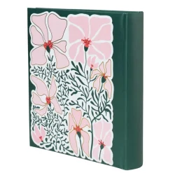 Album photos fantaisie mémo 200 ERICA "Flowers 4" pour 200 photos 10 x 15 cm coloris vert