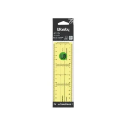 ALEPH - Réquerre - règle carré - 17 cm - jaune