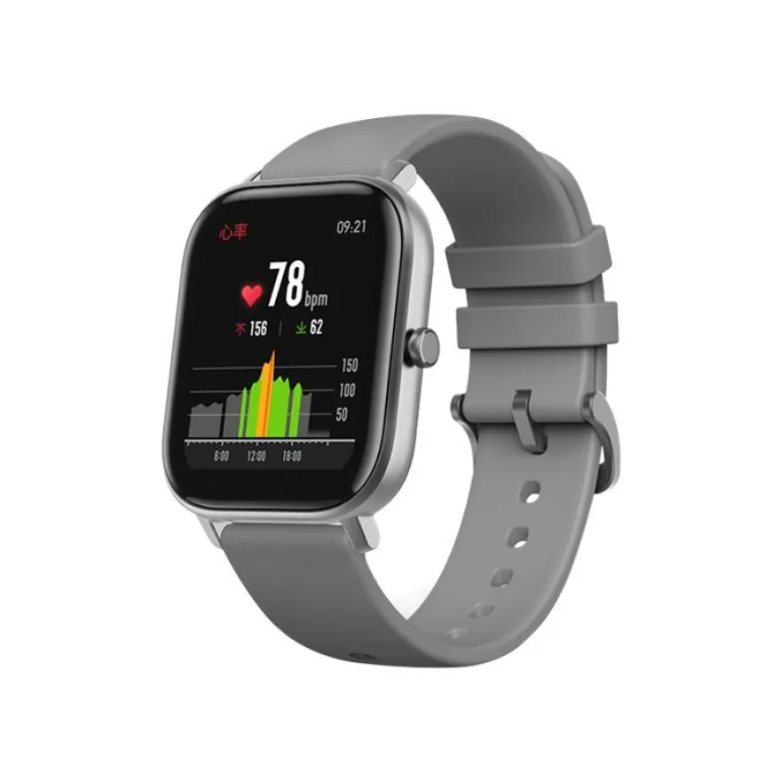 Amazfit GTS - Montre connectée - affichage 1.65" - Bluetooth - gris