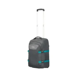 American Tourister Road Quest - Sac à dos trolley pour ordinateur portable 15,6" - gris/turquoise