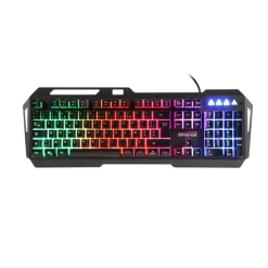 Amstrad KEY007 - Clavier gamer filaire - Rétro-éclairage RVB - noir