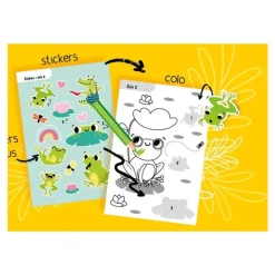 Animaux de la ferme - Mes colos à compléter - livre de coloriage / d'activités - avec 350 autocollants