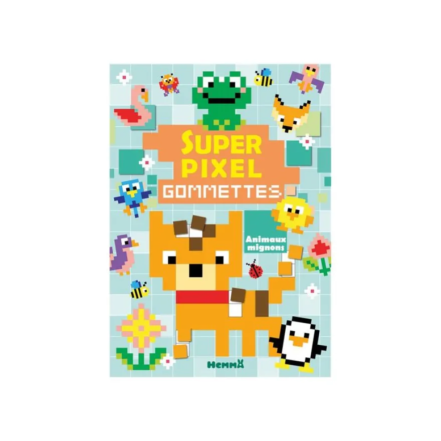 Animaux mignons - Super pixel - Gommettes - par Piette Nadine