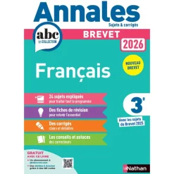 Annales bac français 2026