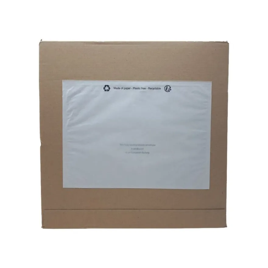 Antalis - 1000 Pochettes porte documents transparentes - 22,8 cm x 12 cm