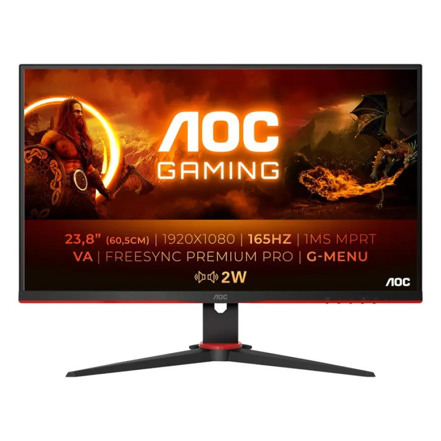 AOC Gaming 24G2SAE/BK - Écran LED 24" - Full HD (1080p) - 2xHDMI, DisplayPort