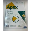 Apex - 100 couvertures à reliure A4 (21 x 29,7 cm) - plastique 180 microns - transparent