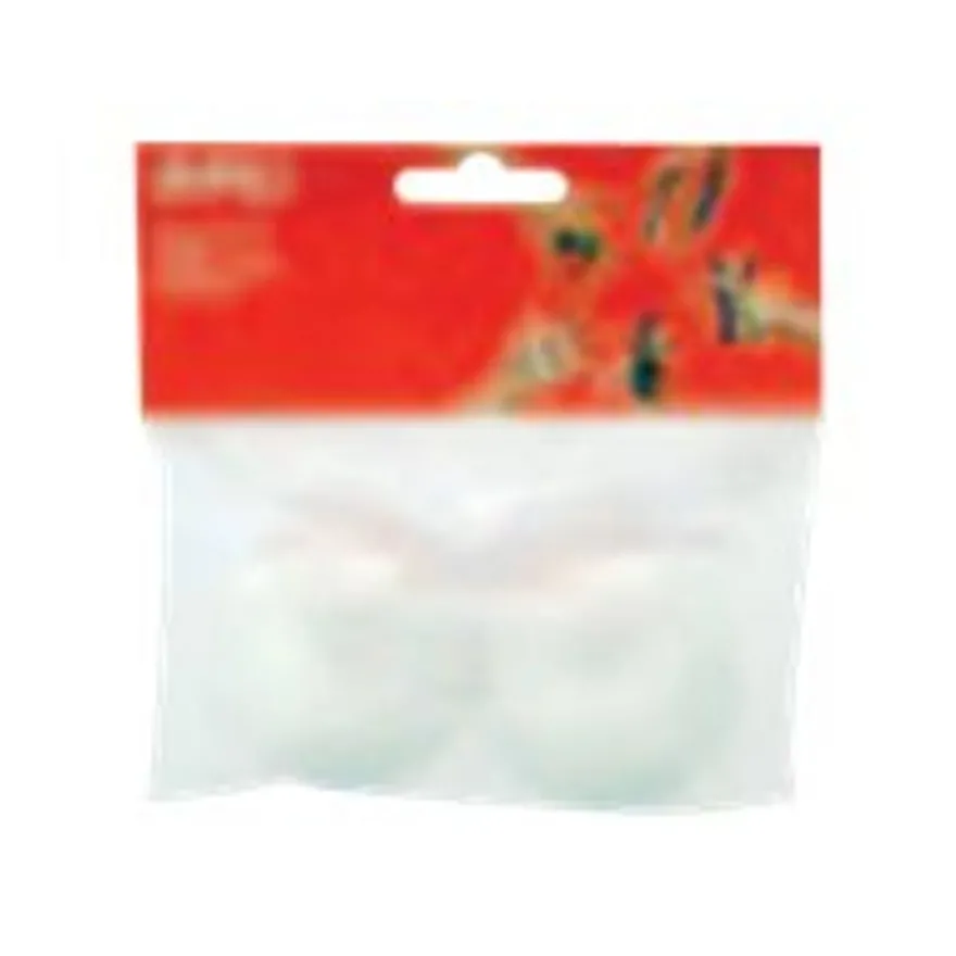 Apli - 2 boules polystyrène - blanc