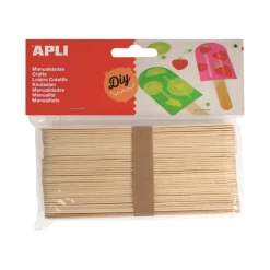 Apli - 40 bâtons de bois - naturel