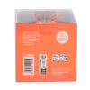 APLI 19924 - Distributeur de trombones magnétique kaki avec 100 trombones orange, collection Neon