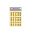 Apli - 3 feuilles gommettes - or