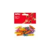 Apli - 20 pinces à linge bois - coloris assortis