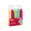 APLI - 5 porte-craies - 9mm - couleurs assorties