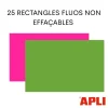 Apli Agipa - 25 cartons fluos - 40 x 60 cm - vert/rose
