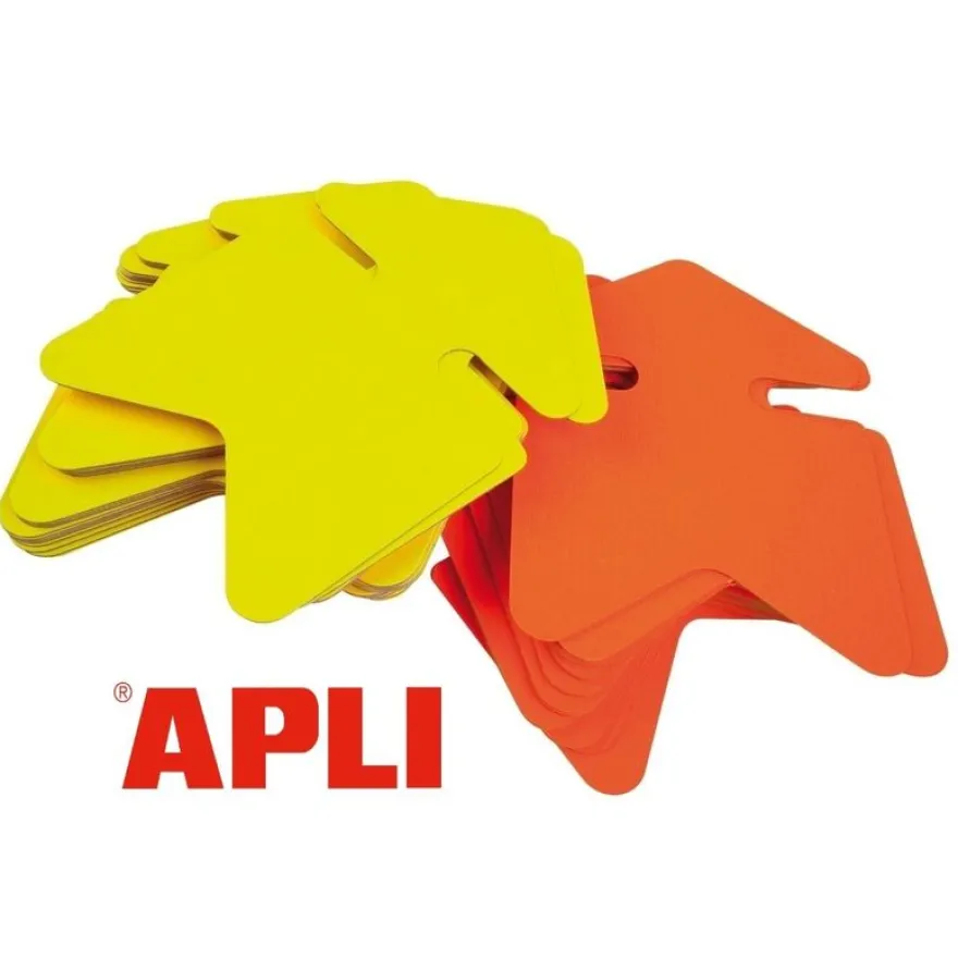 Apli Agipa - 50 flèches fluo - jaune/orange - 12 x 16 cm