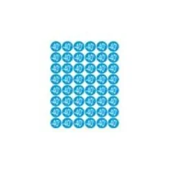 Apli Agipa - 192 Pastilles adhésives - étiquettes remise -40% - bleu