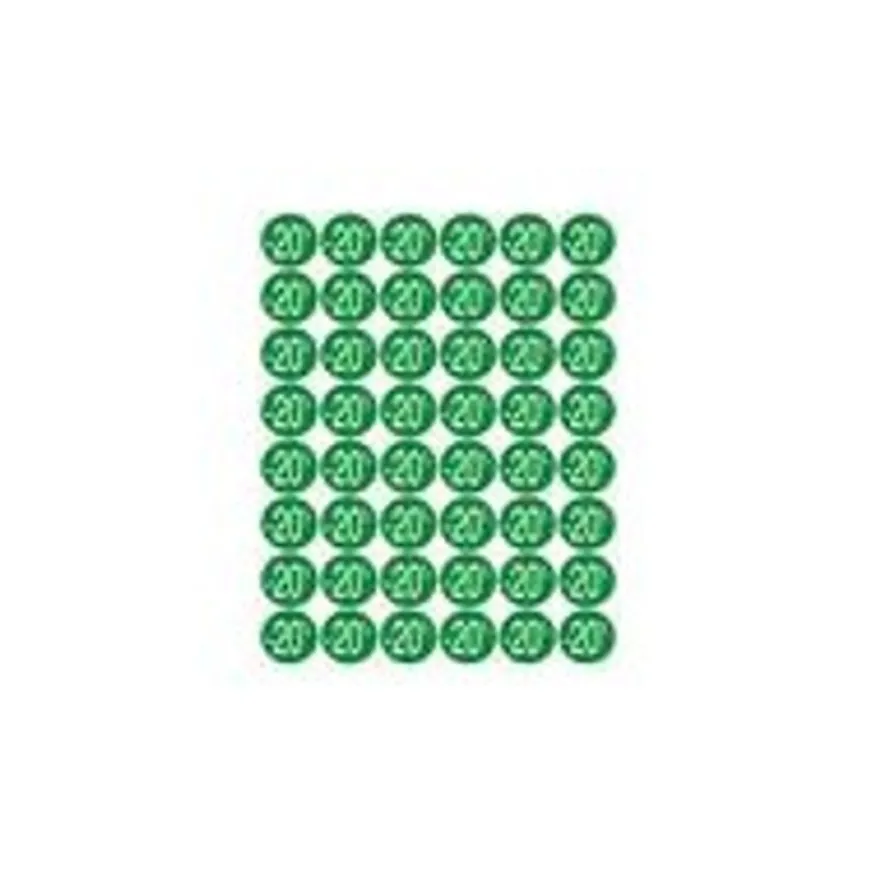 Apli Agipa - 192 Pastilles adhésives enlevables - étiquettes remise -20%