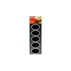 Apli Agipa - 10 Étiquettes ardoise ovales - 65 x 41 mm