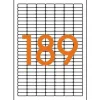 Apli Agipa - 1890 Étiquettes blanches multi-usages enlevables - 25,4 x 10 mm - réf 12927